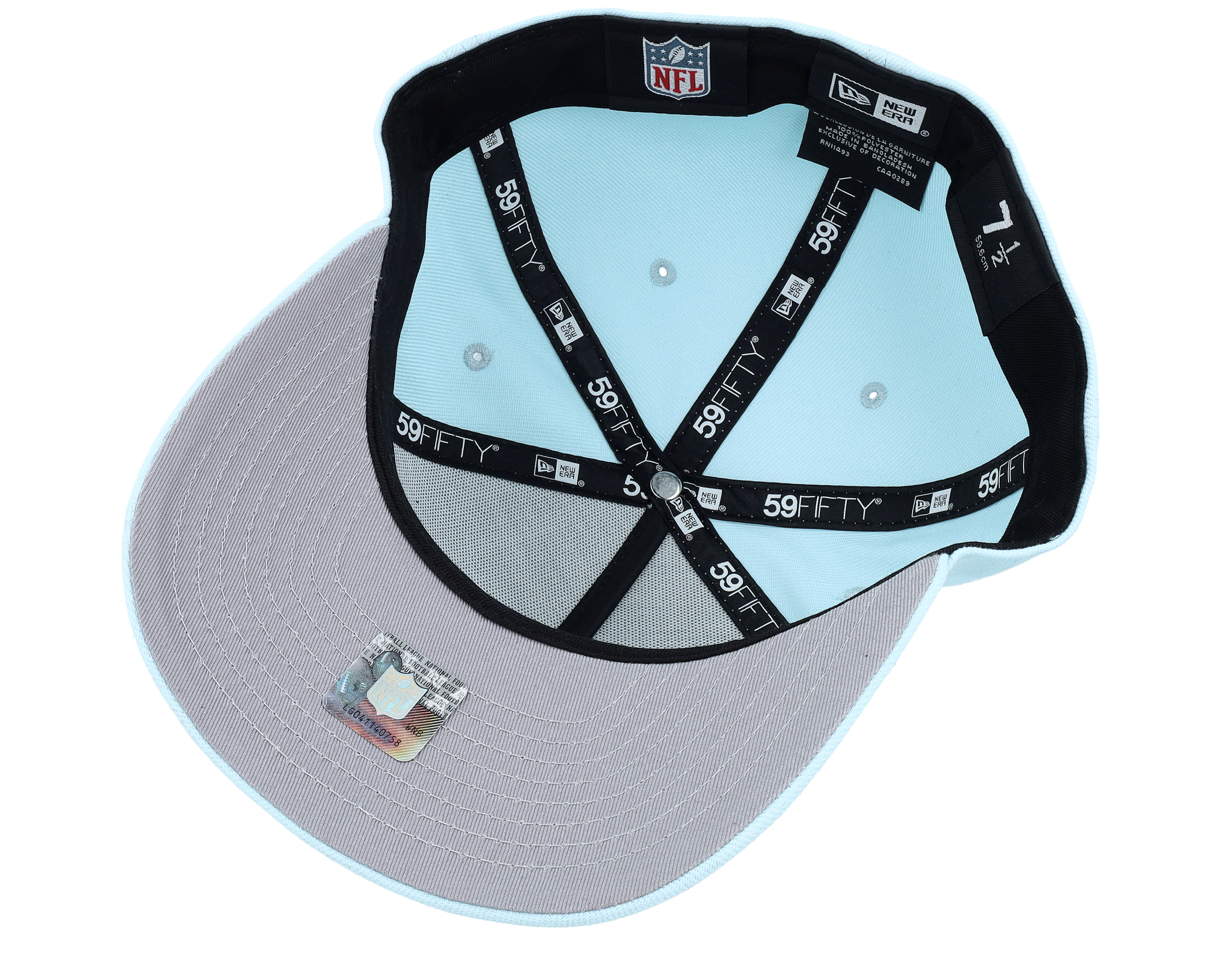 NEW ERA×LIONS 59FIFTY ALLOVER AIR FORCE Detroit Lions 59FIFTY Color Pack Blue A-frame Fitted - New