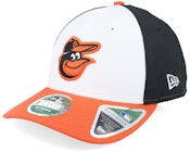 Baltimore Orioles MLB PR 9FORTY M-Crown White/Orange/Black Adjustable