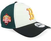 Hatstore Exclusive x Boston Red Sox Mixed Crowns 9FORTY 90th Anniversary Chrome/Green/Black A-Frame Adjustable