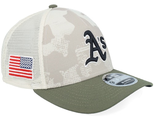 Oakland Athletics MLB Armed Forces Day 9FORTY Mc Stone/Olive A