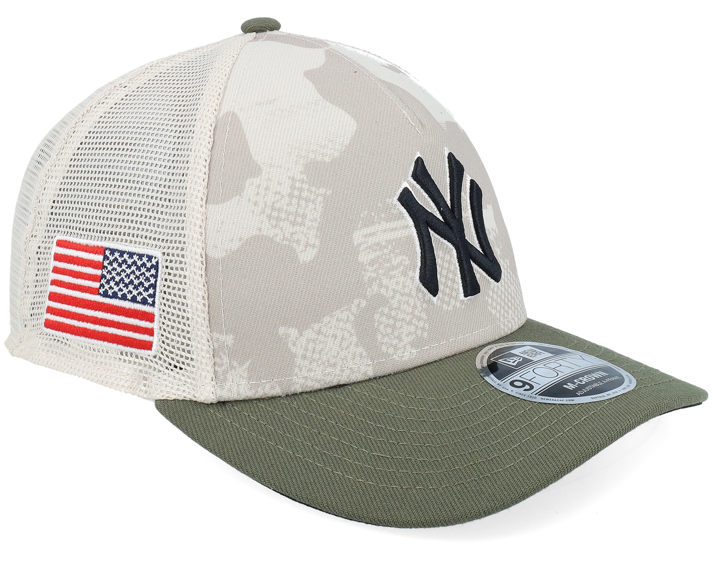 New York Yankees MLB Armed Forces Day 9FORTY Mc Stone/Olive A