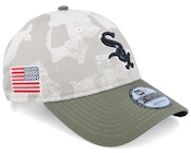 Boston Red Sox MLB Armed Forces Day 9TWENTY Stone/Olive Dad Cap