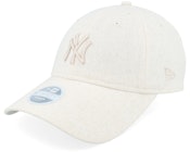 New York Yankees Womens Linen 9TWENTY Stone Dad Cap
