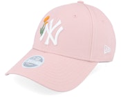 New York Yankees Womens Beaded 9FORTY Pink Adjustable