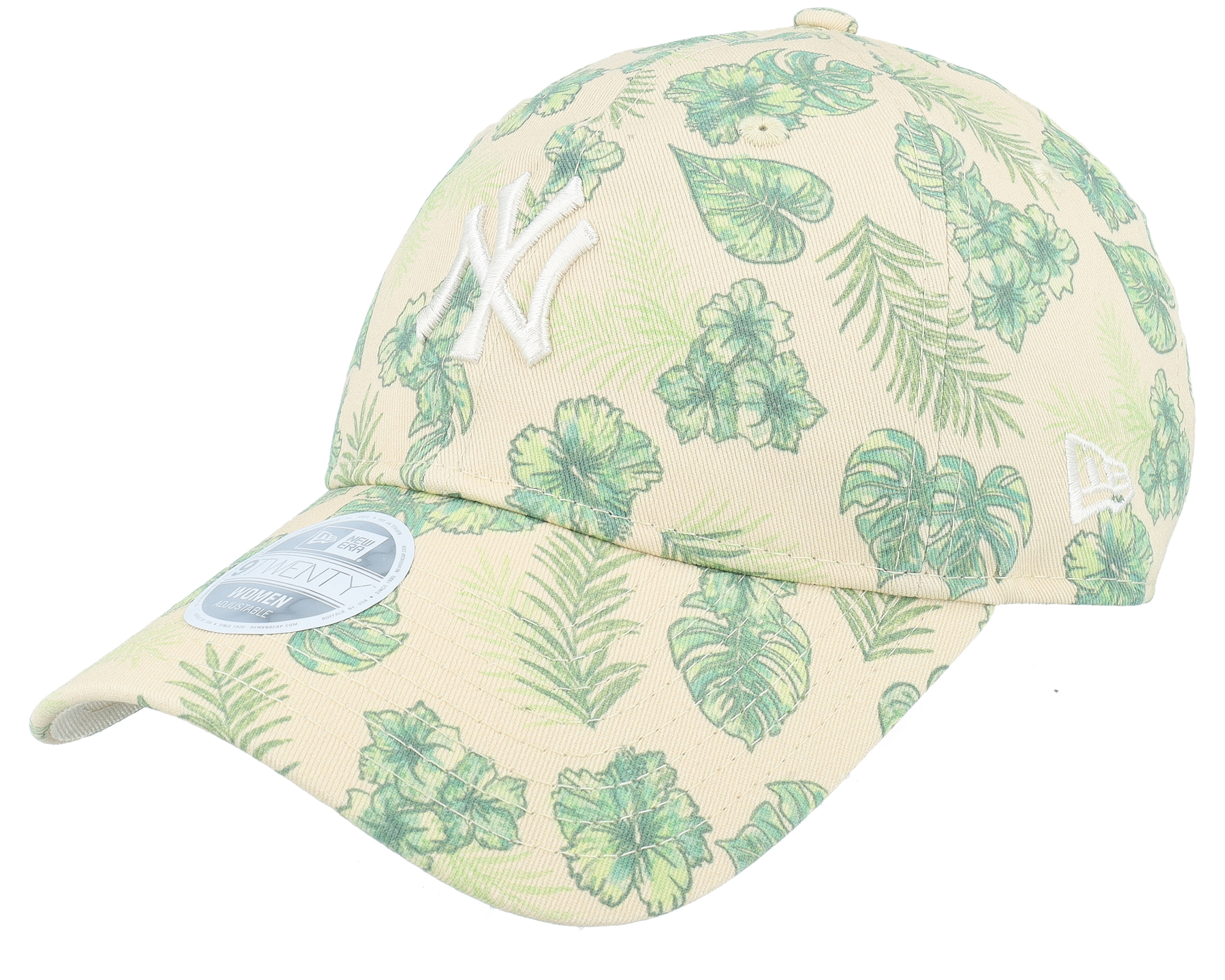 【海外限定】New Era 9TWENTY New York Yankees Floral Blue Women's New York Yankees New Era Light Blue Floral All Over