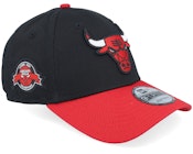 Chicago Bulls Side Patch 9FORTY Black/Red Adjustable