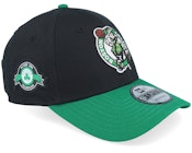 Boston Celtics Side Patch 9FORTY Black/Green Adjustable