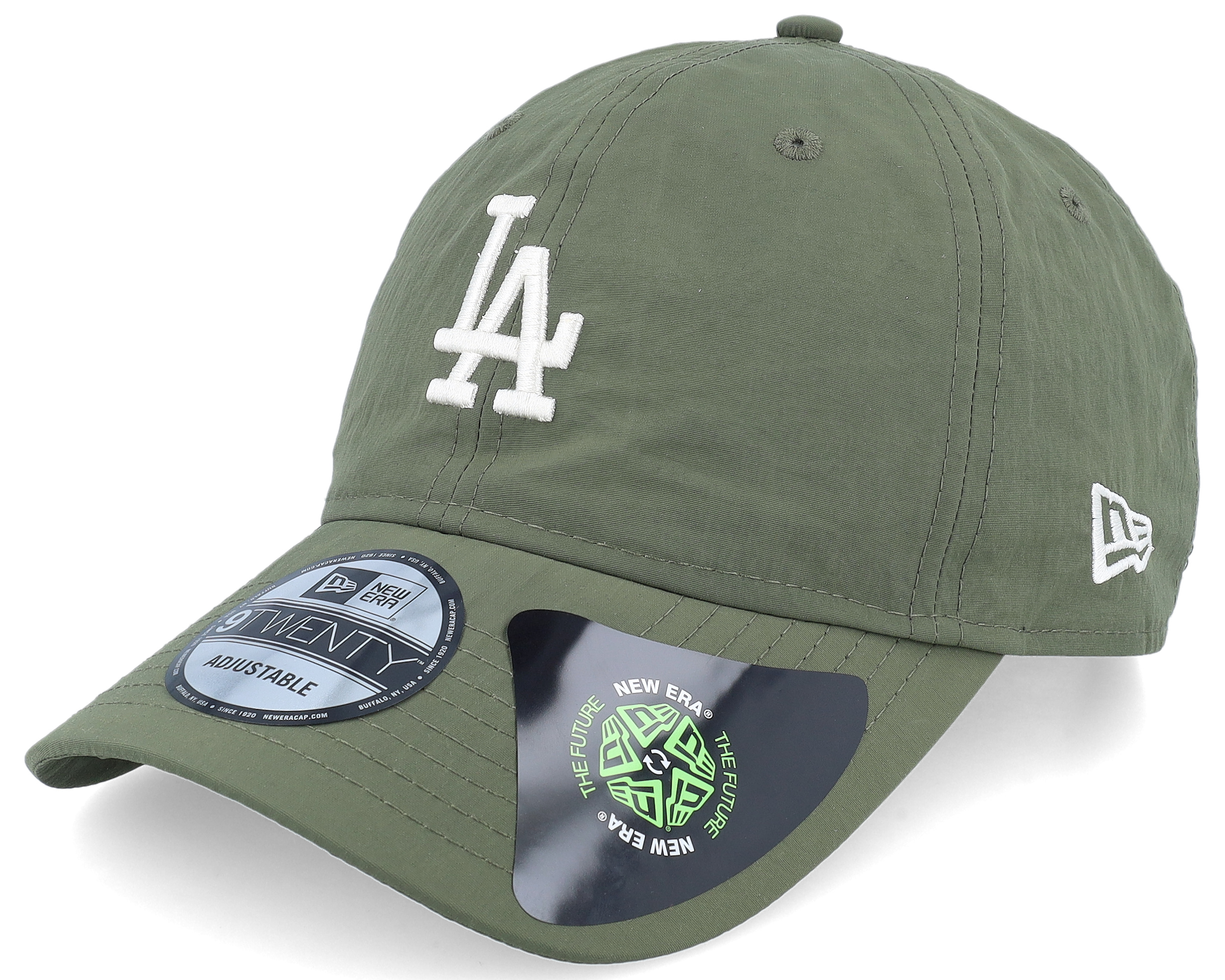 【海外限定】ニューエラ 9TWENTY Los Angeles Dodgers Olive Los Angeles Dodgers Recycled 9TWENTY Olive Dad Cap - New Era