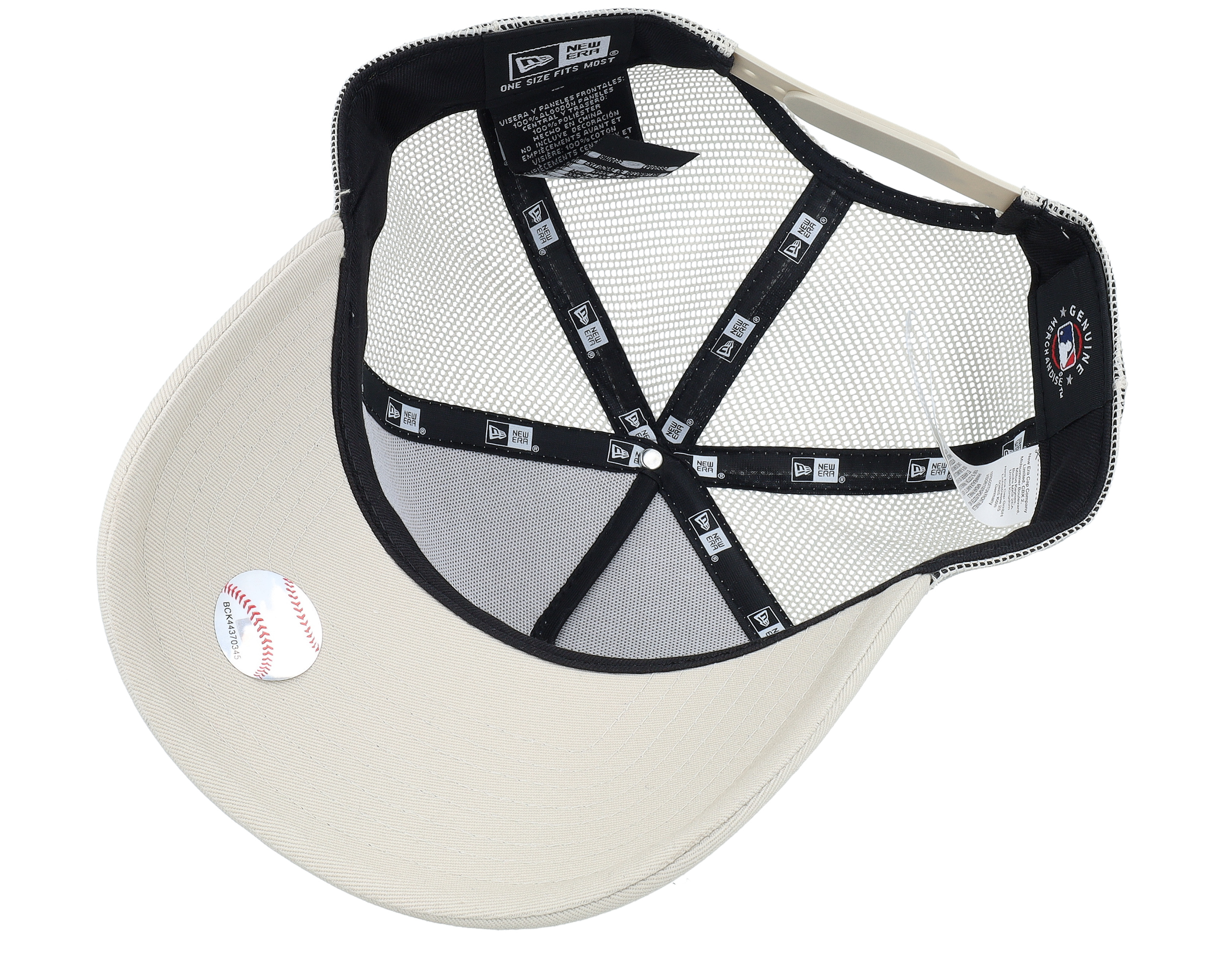 New York Yankees MLB Graphic White/Stone A-frame Trucker