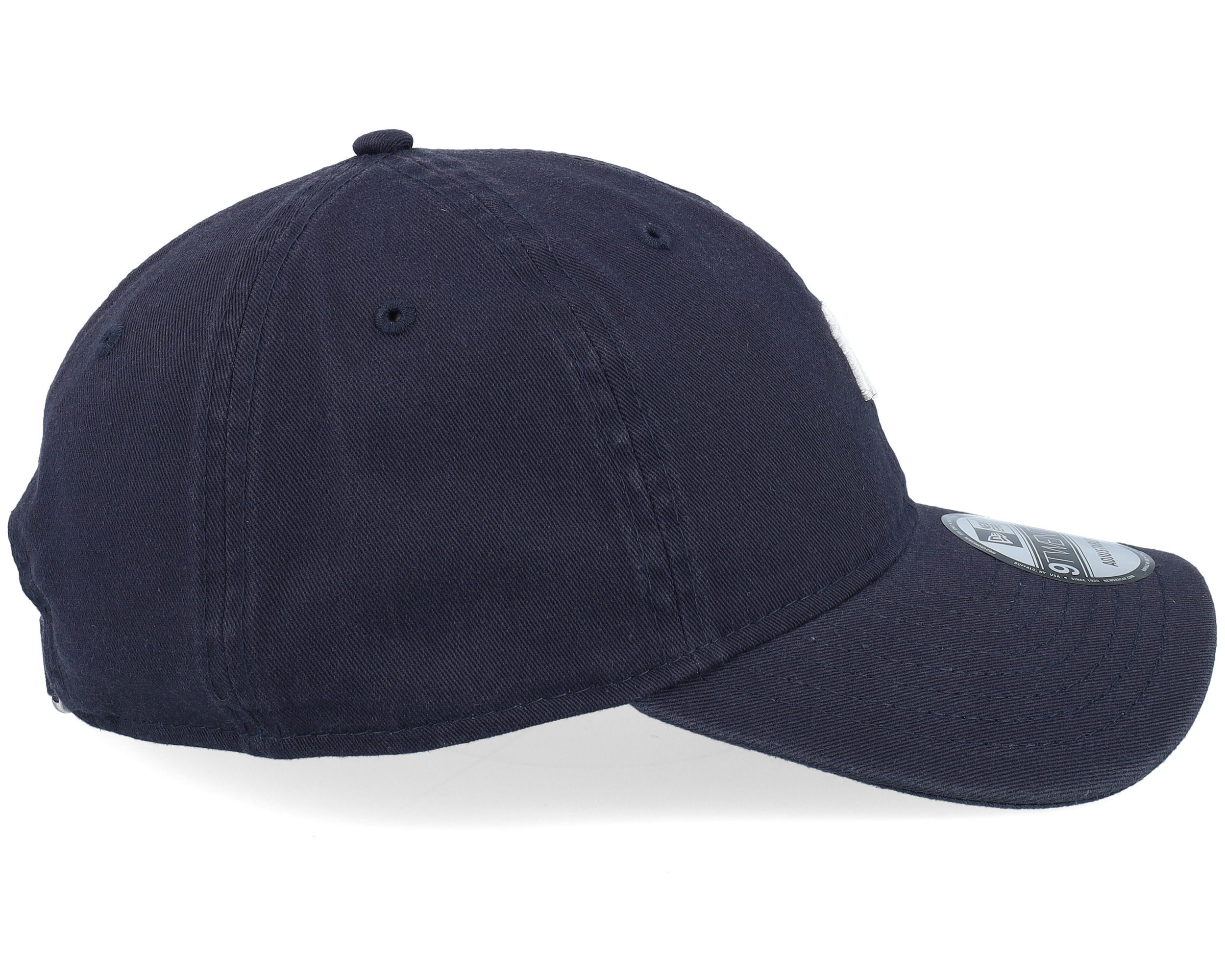 New York Yankees Mini Logo Washed 9TWENTY Navy Dad Cap - New