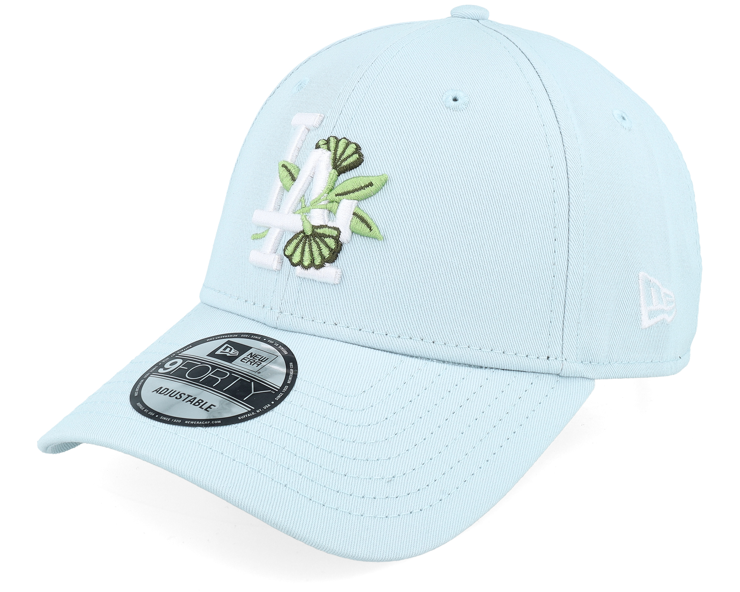 Los Angeles Dodgers Floral Icon 9FORTY Pale Blue/White