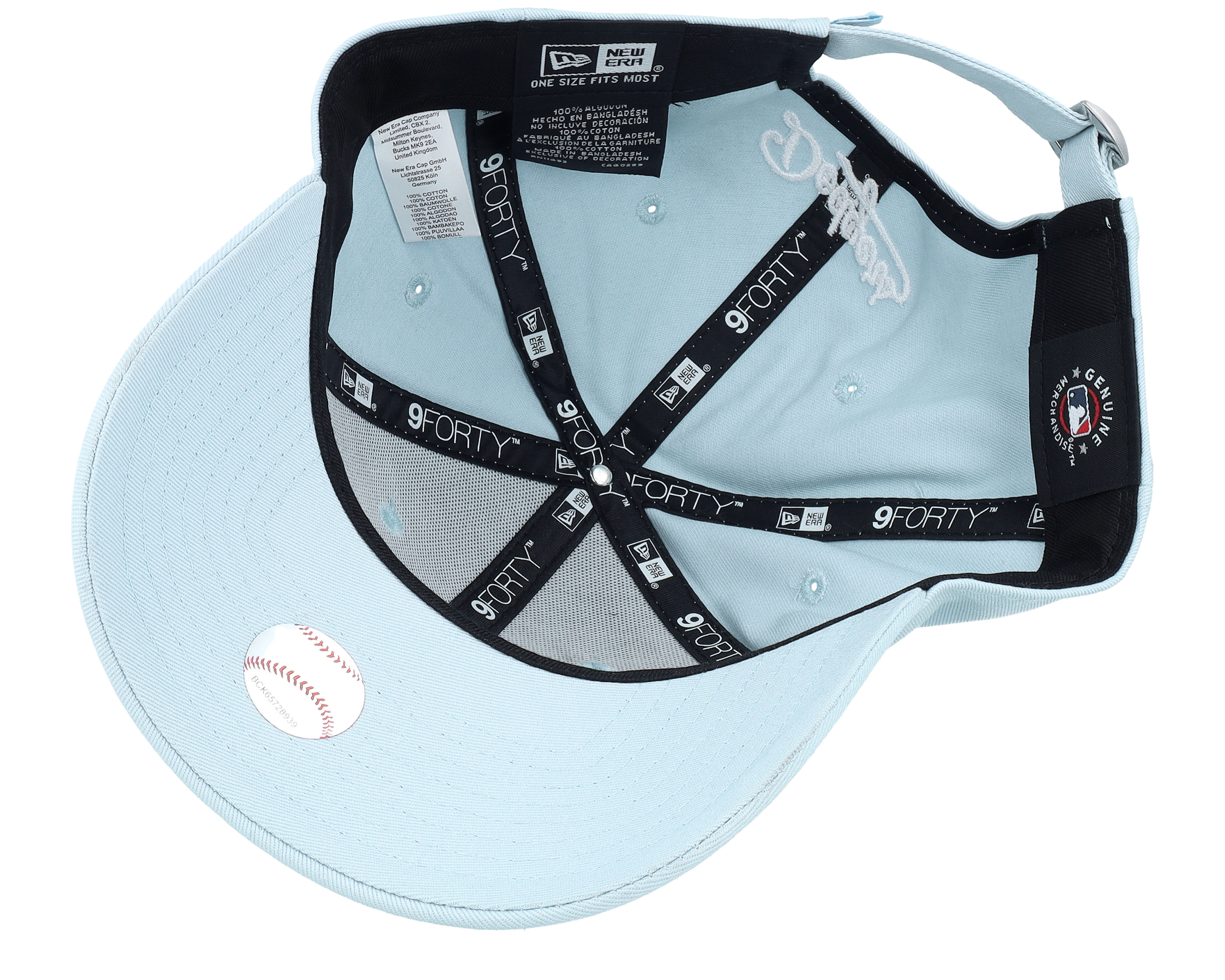Los Angeles Dodgers Floral Icon 9FORTY Pale Blue/White