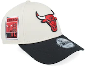 Chicago Bulls Contrast Patch 9FORTY Stone/Black Adjustable