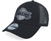 Los Angeles Lakers 9FORTY Black Trucker