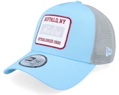 Ne Patch Pale Blue/Grey A-Frame Trucker