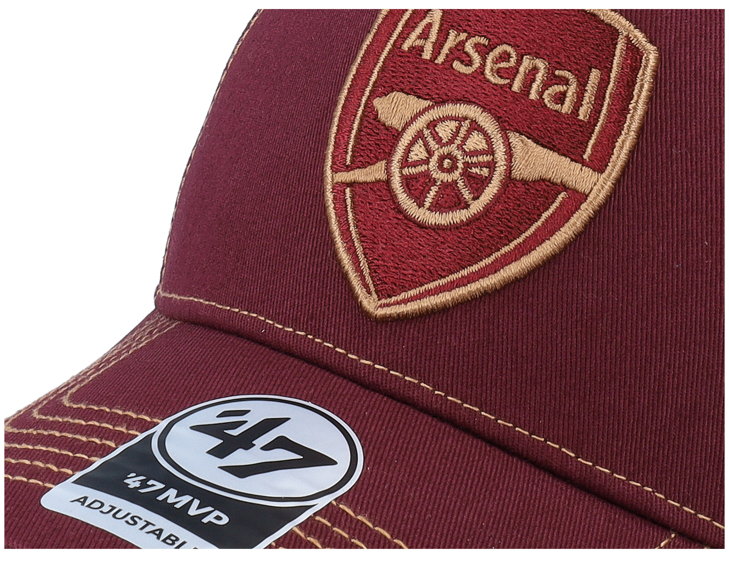 Arsenal Contrast Stitch 47 Mvp Fc Dark Maroon A-frame Adjustable