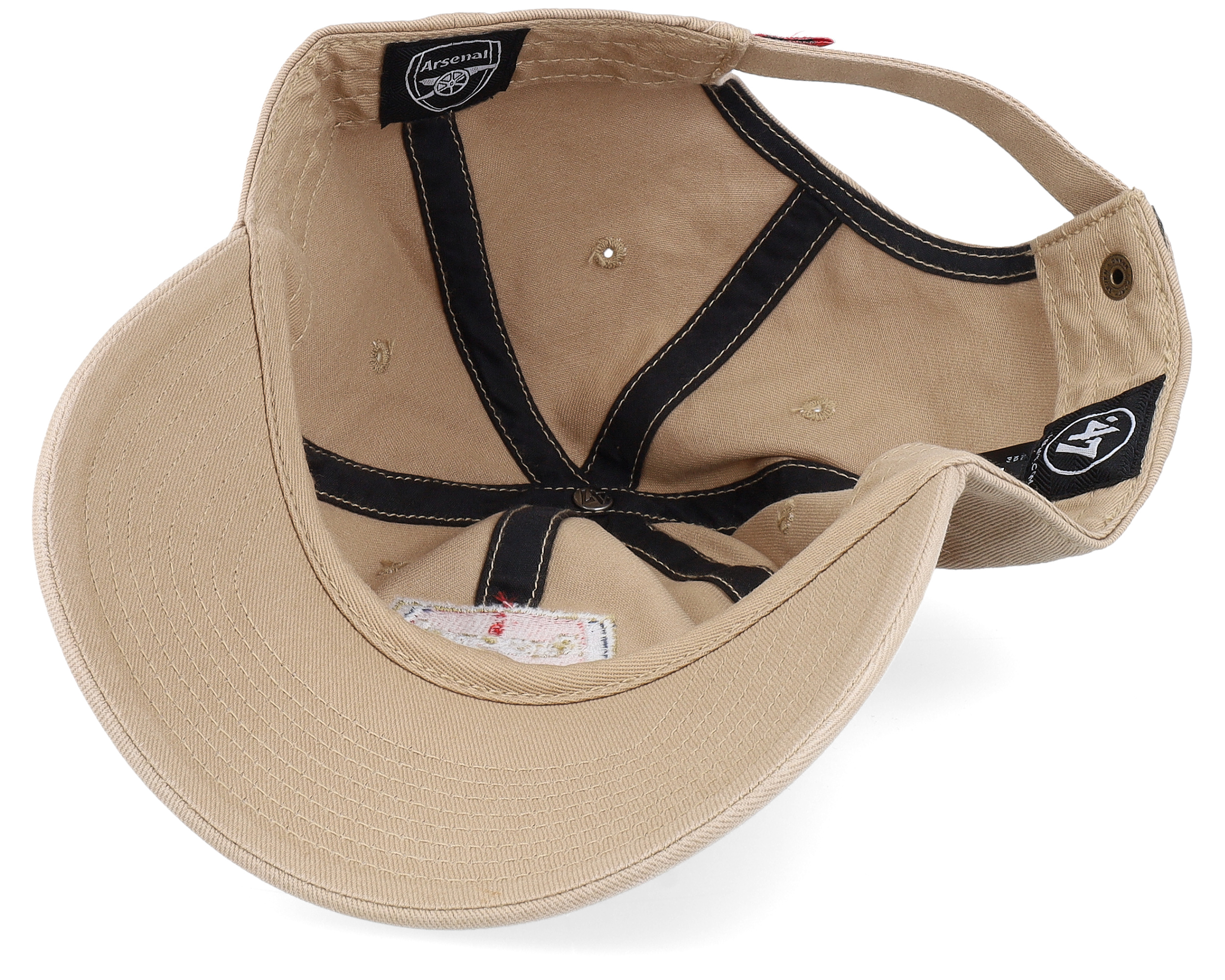 Arsenal 47 Clean Up Cap Khaki Dad Cap | Hatstoreworld.com