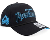 Hatstore Exclusive x Colorado Avalanche Crosstown Script Hitch Black/Blue A-Frame Adjustable