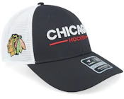 Chicago Blackhawks Authentic Pro Rink Black/White Trucker