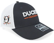 Anaheim Ducks Authentic Pro Rink Black/White Trucker