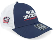 Columbus Blue Jackets Authentic Pro Rink Navy/White Trucker