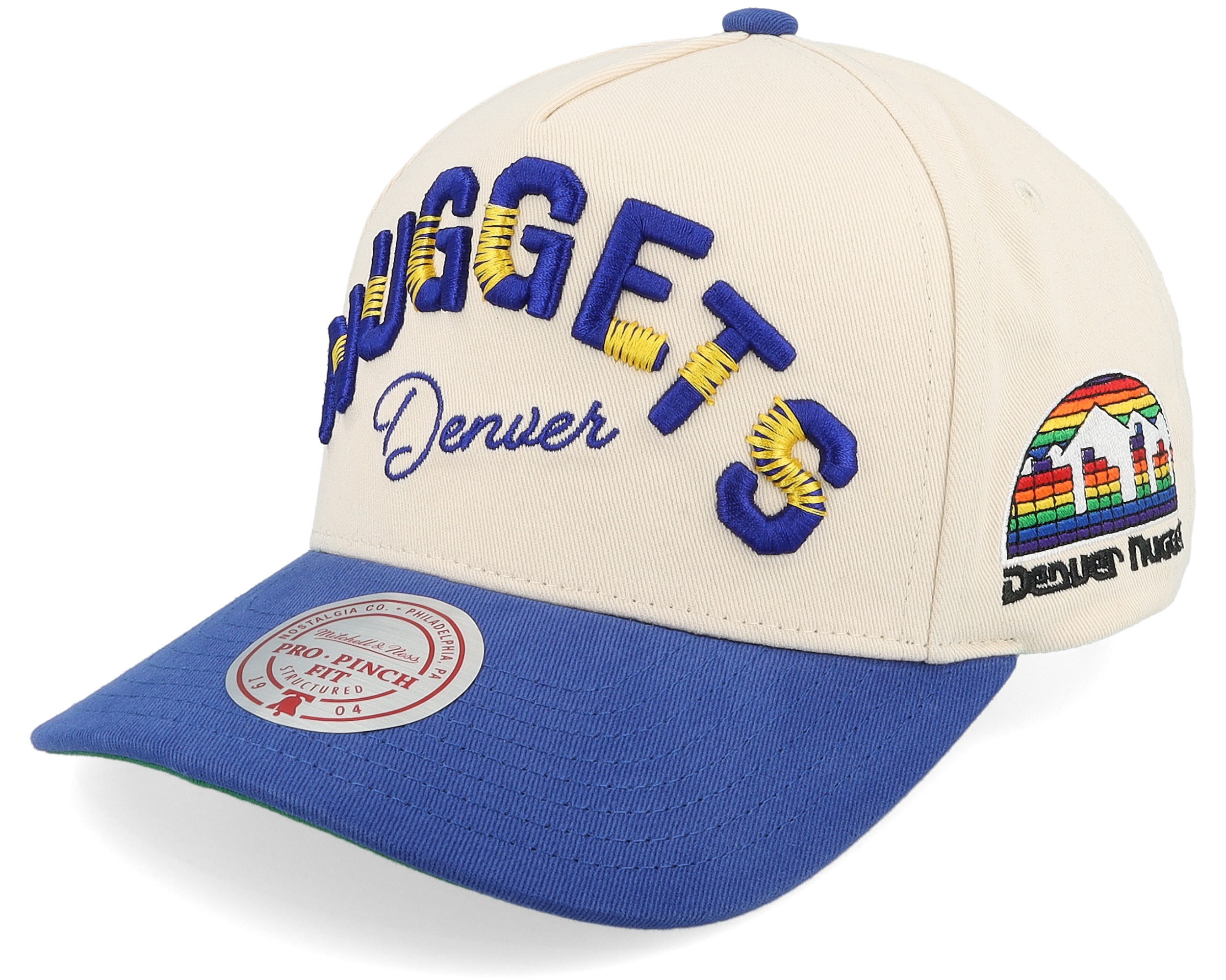 Philadelphia 76ers Staggered Zag Pro Off White/Black A-frame
