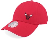 Chicago Bulls Micro Lefty Strapback Red Dad Cap