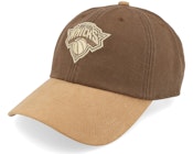 New York Knicks Lux Chain Vintage Brown/Tan Dad Cap