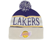 Los Angeles Lakers Classic Knit Hwc Grey/Purple Pom