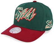 Hatstore Exclusive x Minnesota Wild Wilderness Pro Crown Green/Maroon A-frame Adjustable