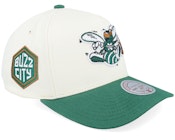 Hatstore Exclusive x Charlotte Hornets Pro Crown Cream/Green A-frame Adjustable