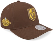 Hatstore Exclusive x Vegas Golden Knights Pro Crown Brown A-frame Adjustable