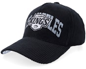 Los Angeles Kings Arch Stamp Pro Corduroy Black Adjustable