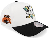 Anaheim Ducks NHL Nostalgic Pro Crown White/Black Adjustable