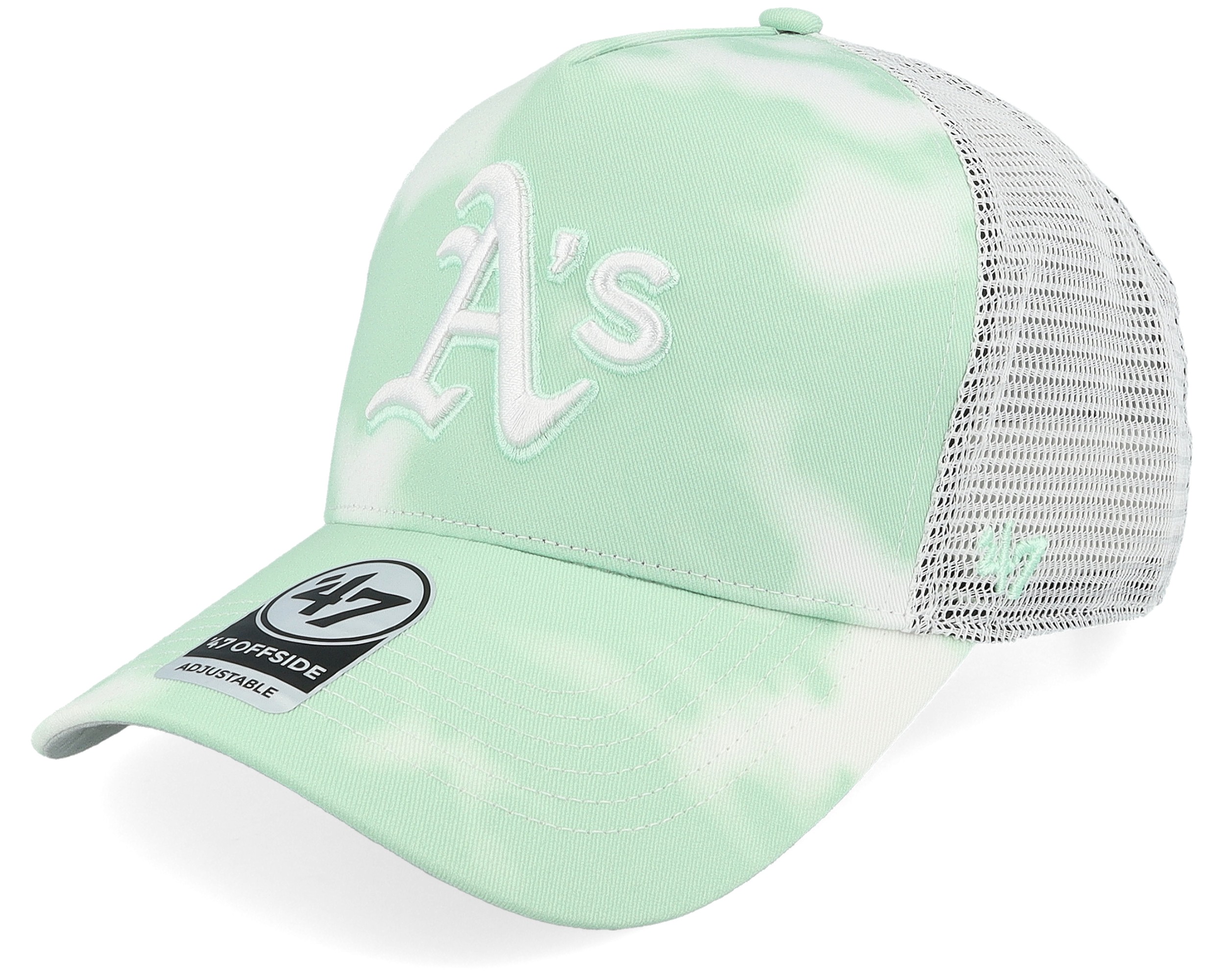 47 Brand ★ In The Clouds Offside DT Snapback パステル 帽子 Oakland Athletics MLB The Clouds Offside Dt Aloe A-frame