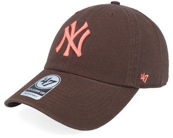 New York Yankees MLB Clean Up Cap Brown Dad Cap