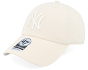 New York Yankees MLB Clean Up Cap Natural Dad Cap