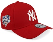 Hatstore Exclusive x New York Yankees NY Classics 9FORTY 00 World Series Scarlet/White A-frame Adjustable