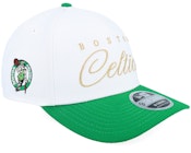 Boston Celtics NBA Draft 9FORTY M-Crown White/Green A-Frame Adjustable