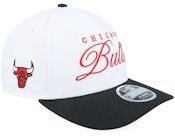 Chicago Bulls NBA Draft 9FORTY M-Crown White/Black A-Frame Adjustable