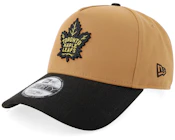 Hatstore Exclusive x Toronto Maple Leafs 9FORTY Light Bronze/Black A-Frame Adjustable