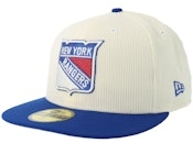 Hatstore Exclusive x New York Rangers 59FIFTY Chrome/Blue Fitted