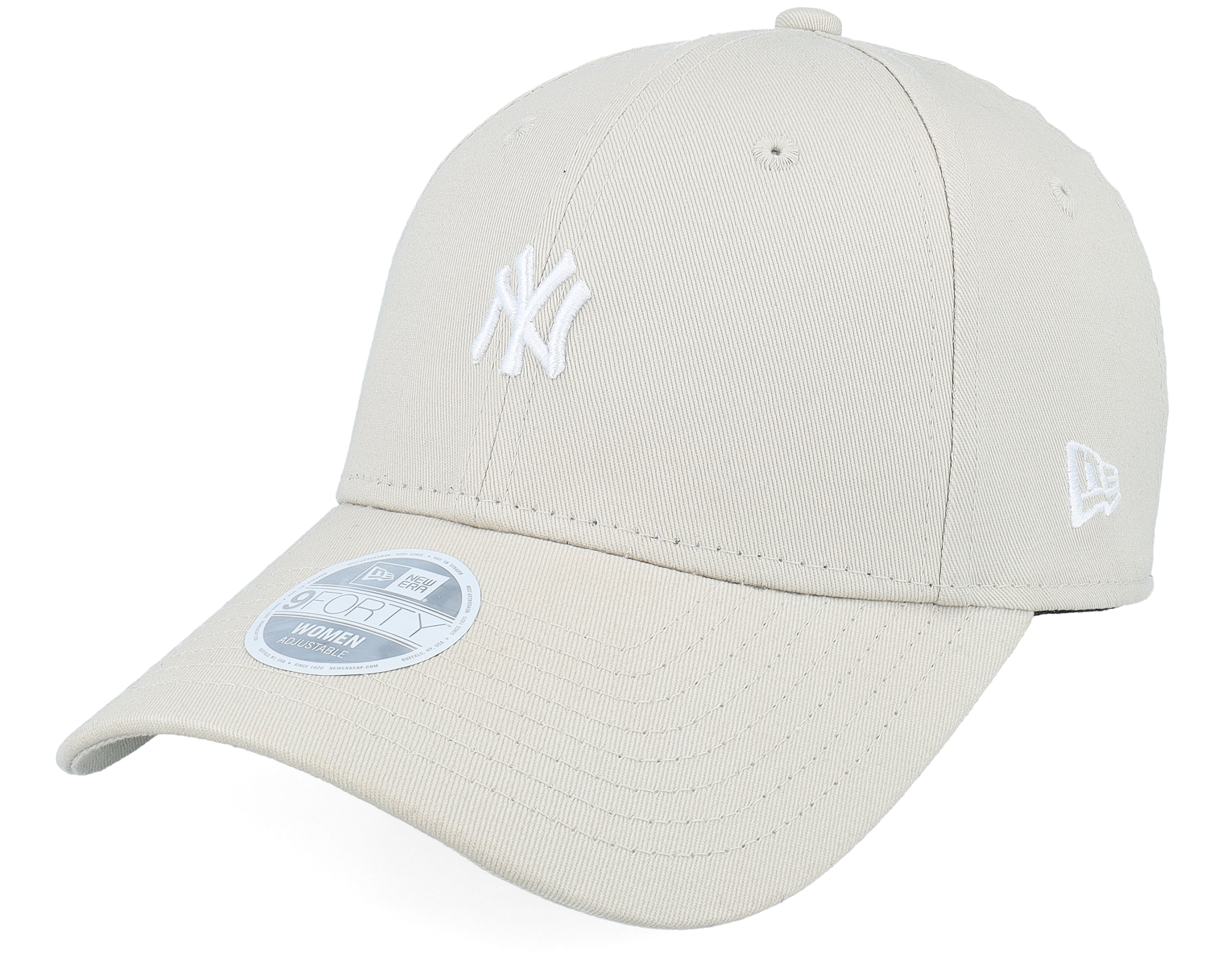 海外限定 New Era 9FORTY Stone/White Adjustable New Era® 9Forty® A-Frame Hat - Stone/White – ASRV