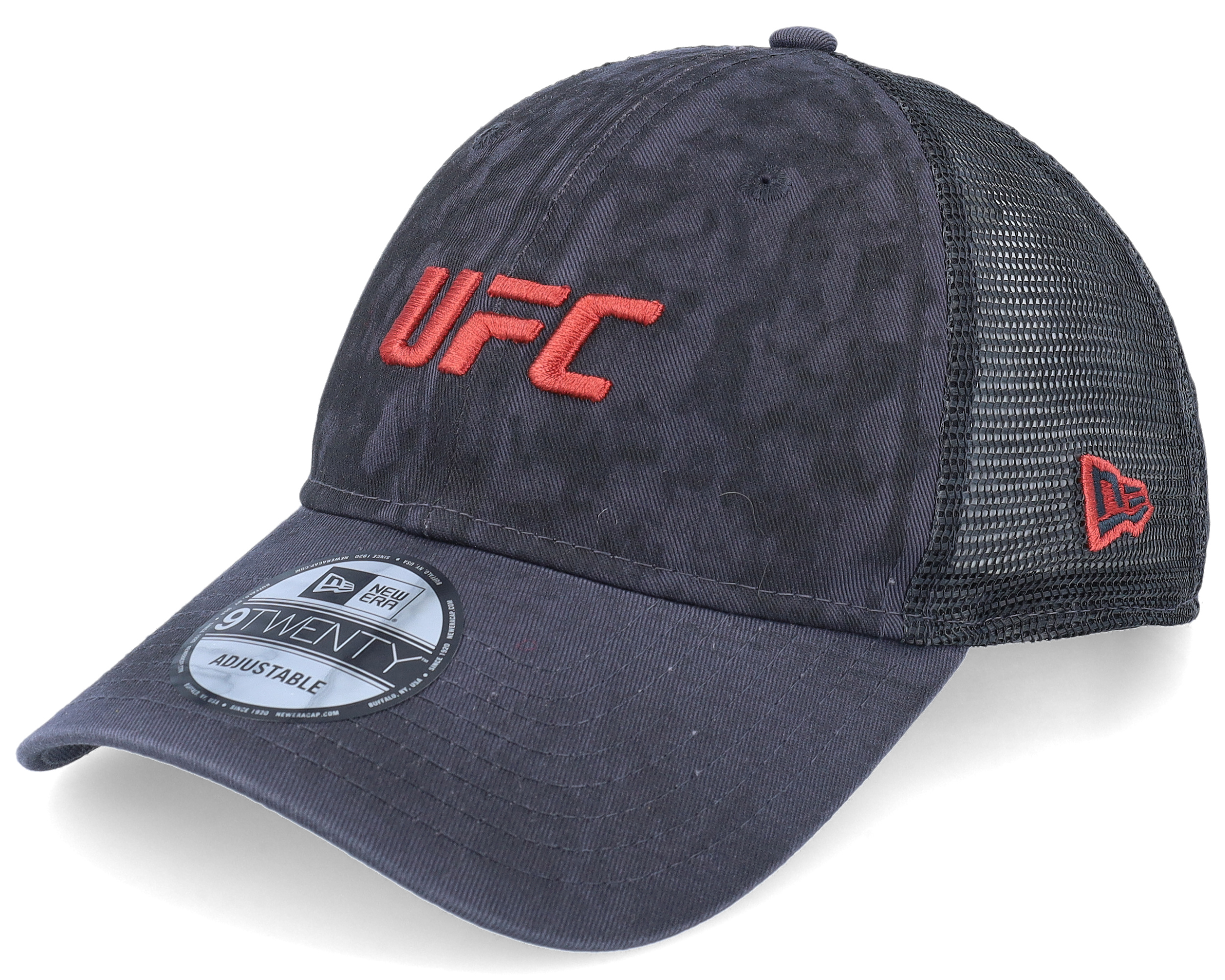 Oil Wash 9TWENTY Ufcmma Grey/Red Unconstructed Trucker Hatstore