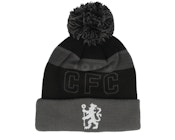 Chelsea Sport Beanie Black/Grey Pom