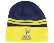 Tottenham Hotspur Retro Beanie Yellow/Navy Cuff