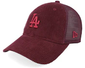 Los Angeles Dodgers Corduroy 9TWENTY Maroon Trucker