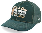 Corduroy 9FIFTY Pc Dark Green Trucker