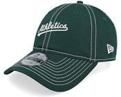 Oakland Athletics Contrast Stitch 9TWENTY Dark Green/White Dad Cap