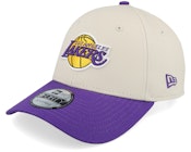 Los Angeles Lakers Colour Block 9FORTY Stone/Purple Adjustable